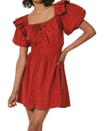 Cleobella Tana Dress - Red