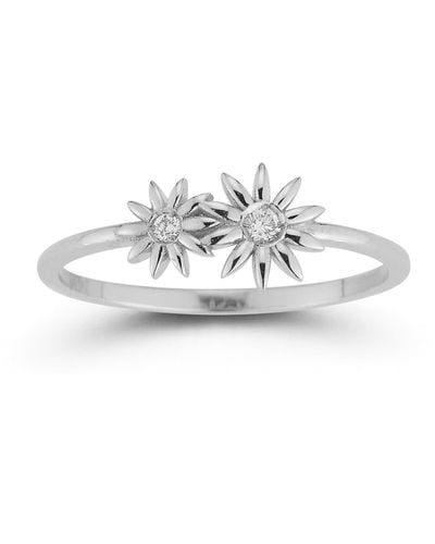 Ember Fine Jewelry & Diamond Daisy Ring - White