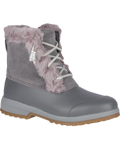 Sperry Top-Sider Maritime Repel Cold Weather Ankle Boot Winter Boots - Gray