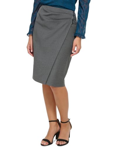 DKNY Knee-length Suit Separate Pencil Skirt - Gray