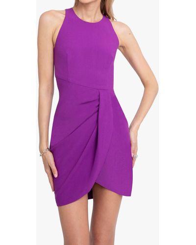 Black Halo Brett Mini Dress - Purple