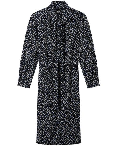 A.P.C. Velvet Dress - Blue