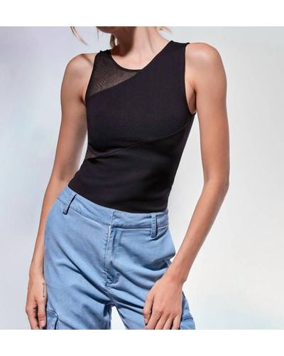 AS by DF Mason Cut-out Top - Blue
