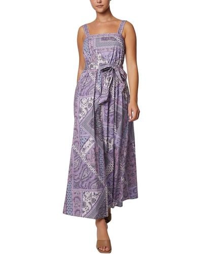 Laundry by Shelli Segal Woven Printed Maxi Dress - Purple