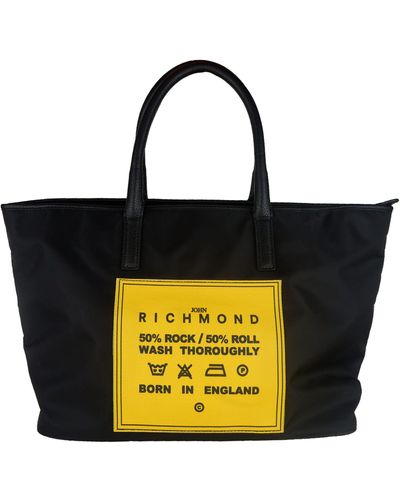 John Richmond Polyamide Shoulder Bag - Yellow