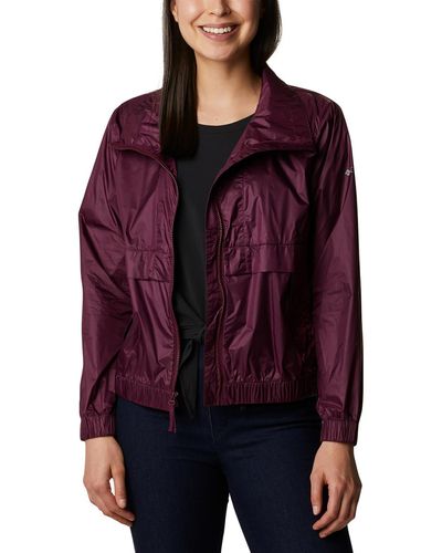 Calvin Klein Cold Weather A Windbreaker Jacket - Red