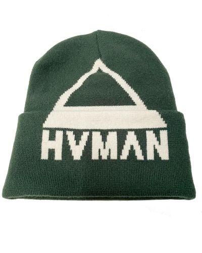 HVMAN Triangle Knit Cap - Green
