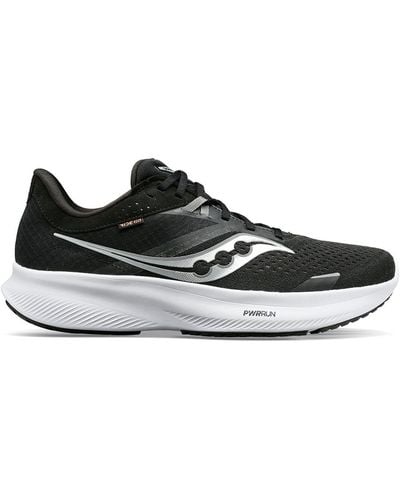 Saucony Ride 16 Fitness Workout Running & Training Shoes - Black