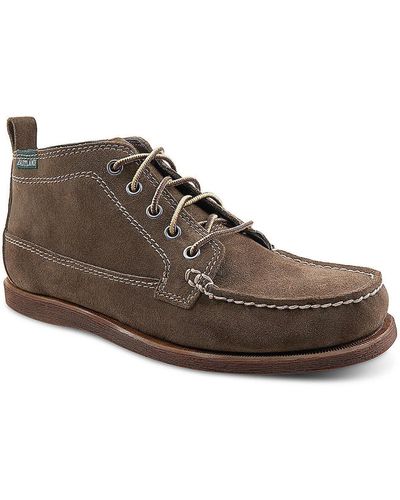 Eastland Seneca Leather Contrast Stitching Chukka Boots - Green