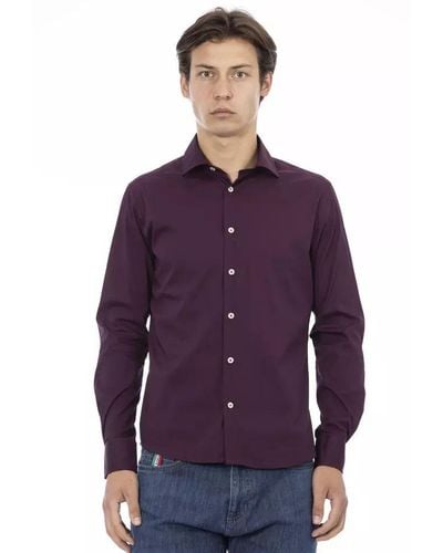 Baldinini Cotton Shirt - Purple