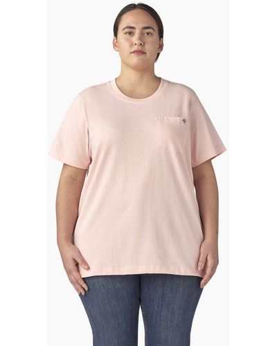 Dickies Plus Heavyweight Short Sleeve T-shirt - Pink