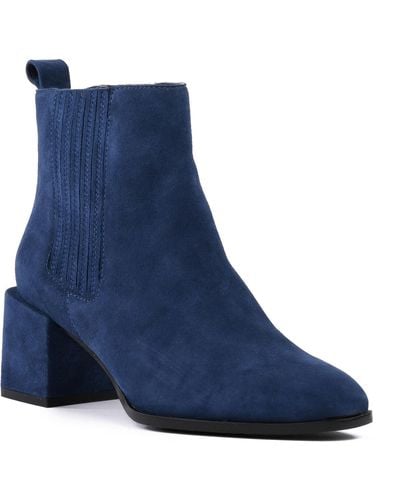 Seychelles Exit Strategy Stretch Ankle Chelsea Boots - Blue