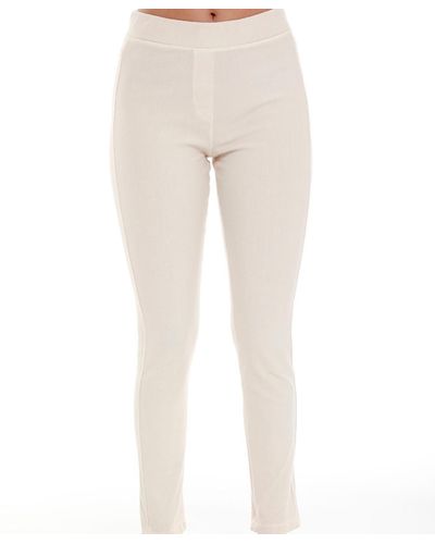 French Kyss Low Rise Capri - Natural
