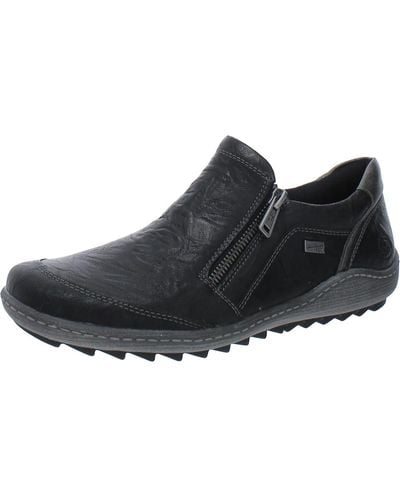 Remonte Liv 28 Leather Comfort Loafers - Black