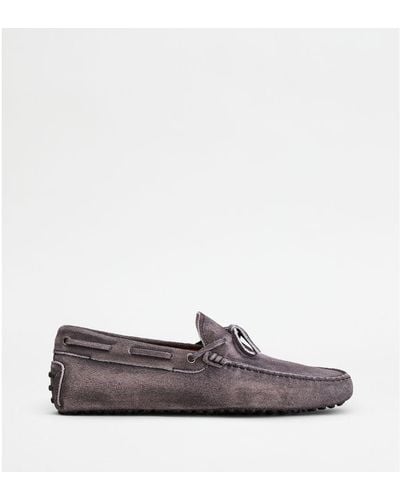Tod's Gommino Driving Shoes - Gray