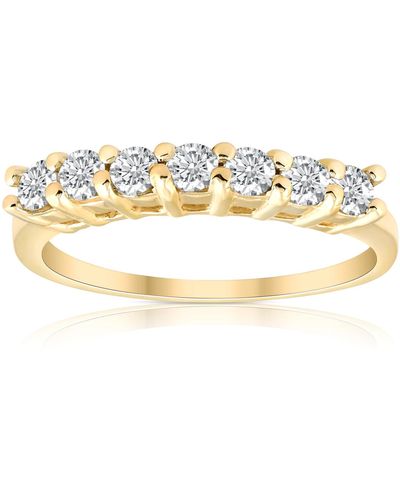 Pompeii3 5/8ct 14k Gold Diamond Anniversary Wedding Ring - Yellow