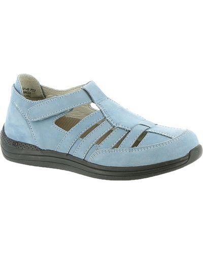Drew Ginger Nubuck Closed Toe Casual Shoes - Blue