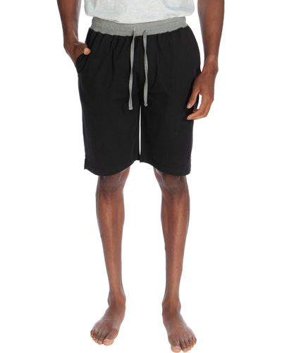 Unsimply Stitched Contrast Waisted Lounge Short - Black