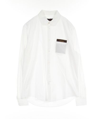 Louis Vuitton Oxford Dna Shirt Cotton Offcigarette Pocket - White