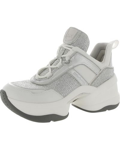 MICHAEL Michael Kors Embellished Chunky Casual And Fashion Sneakers - Gray