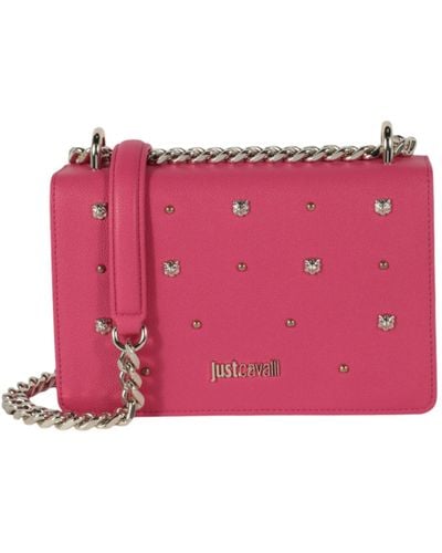 Just Cavalli Studded Crossbody Bag - Pink