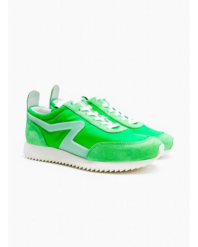 Rag & Bone Retro Runner Sneaker In Neon Green