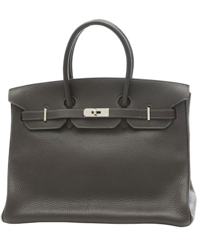 Hermès Birkin 35 Leather Shopper Bag (pre-owned) - Black