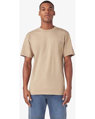 Dickies Short Sleeve Heavyweight Heathered T-shirt - Natural