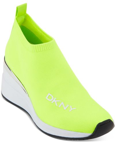 DKNY Parks Slip On Lifestyle Slip On Casual And Fashion Sneakers - Green