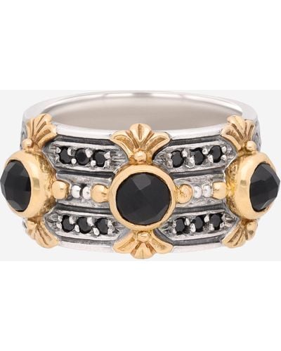 Konstantino Calypso Sterling Silver And 18k Yellow Gold - White