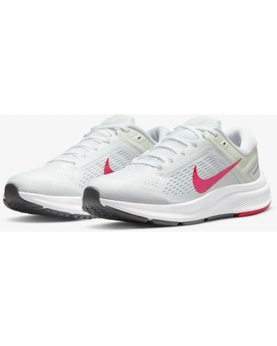 Nike Air Zoom Structure 24 Da8570-103 Pink Running Shoes Yup111 - White