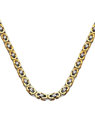 Stephen Oliver 18k & Silver Two Tone Necklace - Metallic