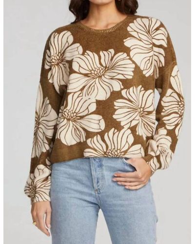 Saltwater Luxe Ganna Long Sleeve Sweater - Natural