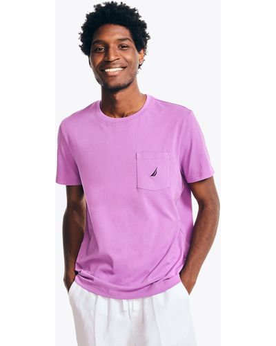 Nautica Deck Pocket T-shirt - Purple