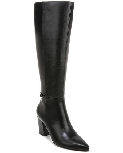 LifeStride Stratford Faux Leather Wide Calf Knee-high Boots - Black