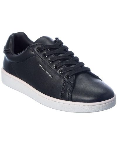 Rebecca Minkoff Stacey Leather Sneaker - Blue