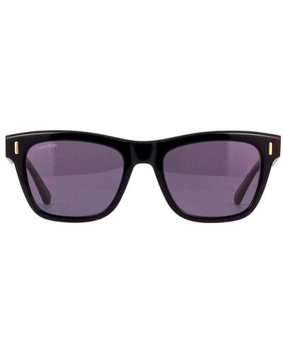 Calvin Klein Ck 21526s 001 Rectangle Sunglasses - Purple