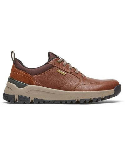 Dunham Glastonbury Waterproof Lace Up Shoes - 4e Width - Brown
