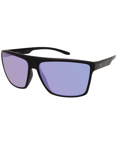 Champion Cu514201 C01 Square Sunglasses - Black