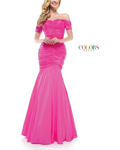 Colors Dress Gown - Pink