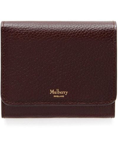 Mulberry Small Continental French Purse - Purple