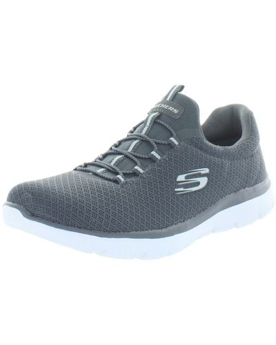 Skechers Summits Lightweight Slip-on Running Shoes - Blue