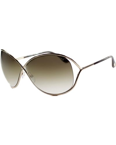 Tom Ford Miranda Tf 130 28g Round Sunglasses - Black