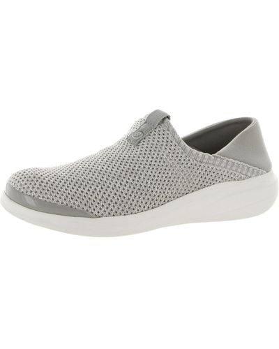 Bzees Clever Washable Slip On Casual And Fashion Sneakers - Gray