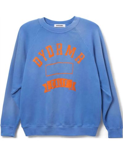 Daydreamer Collegiate Vintage Sweatshirt - Blue