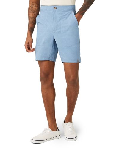 Free Country Stryde Weave Free Comfort Shorts - Blue