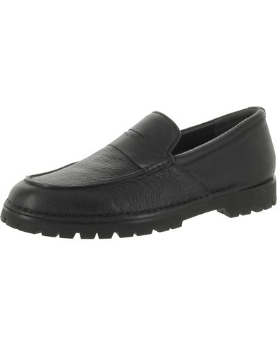Vince Judd Comfort Insole Manmade Loafers - Black