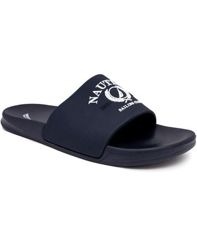 Nautica J-class Slide Sandal - Blue