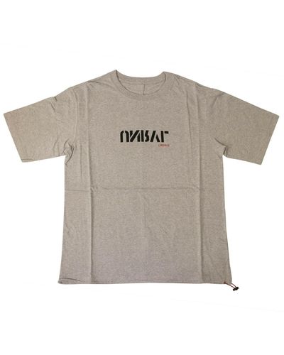 Unravel Project Oversized Logo T-shirt - Gray