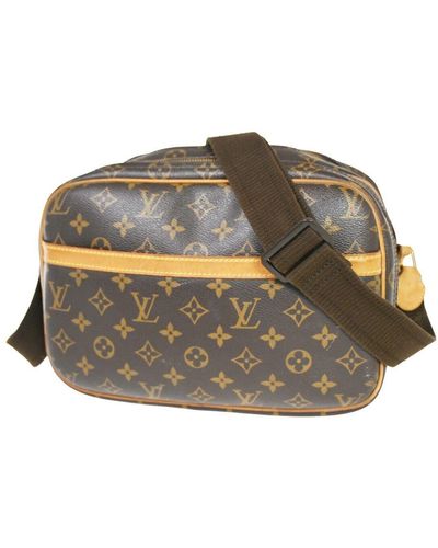 Louis Vuitton Reporter Pm Canvas Shoulder Bag (pre-owned) - Brown